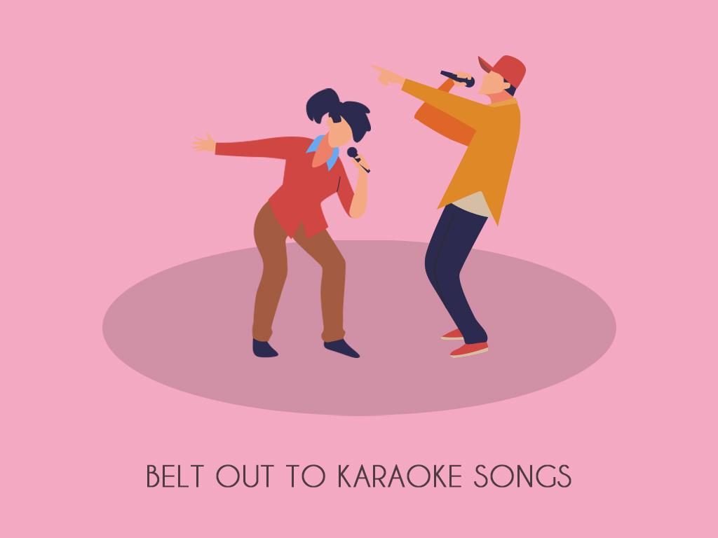 Belt Out To Karaoke Songs