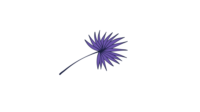 Indigo color flower