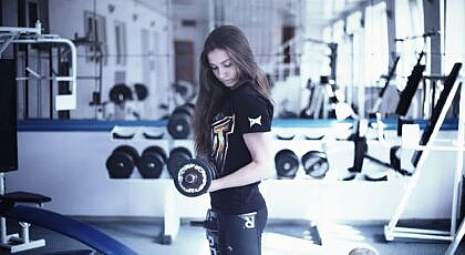 Girl in Gym
