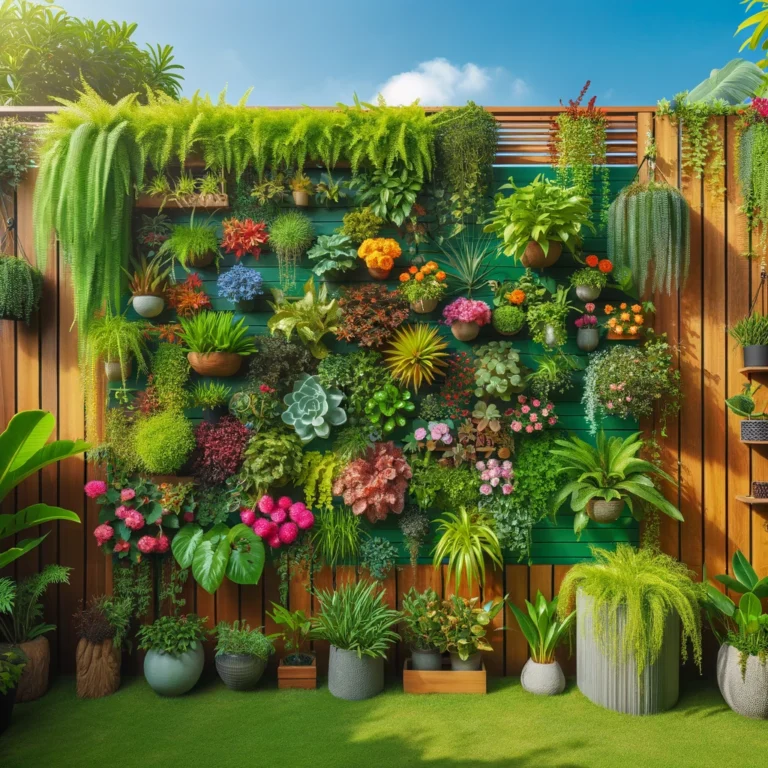 outdoor vertical garden