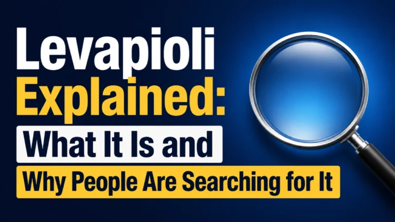 Levapioli Explained: What It Is and Why People Are Searching for It