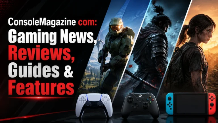 ConsoleMagazine com: Gaming News, Reviews, Guides & Features