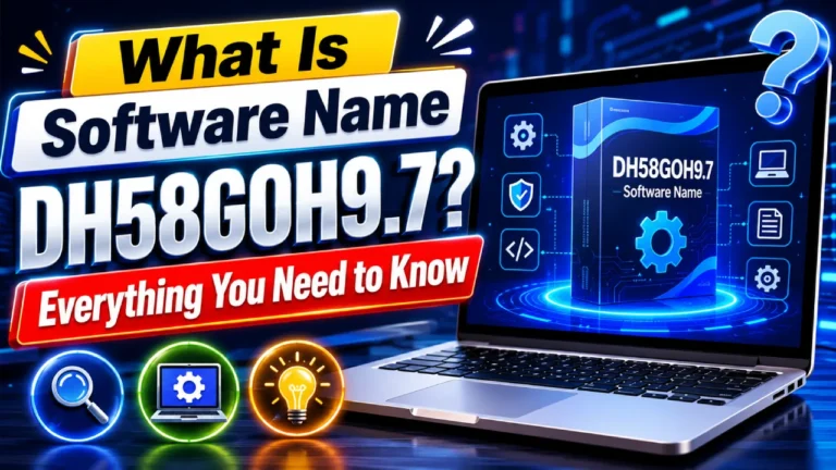 What Is Software Name DH58GOH9.7? Everything You Need to Know