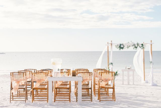 Sarasota Beach Wedding Around Casey Key Resort